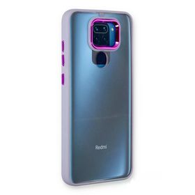 Newface Xiaomi Redmi Note 9 Dora Kapak Lila Cep Telefonu Kılıfı