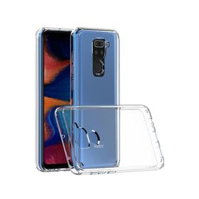 Newface Xiaomi Redmi Note 9 Lüx Şeffaf Silikon Şeffaf Cep Telefonu Kılıfı