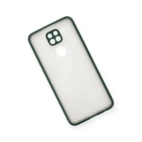 Newface Xiaomi Redmi Note 9 Montreal Silikon Kapak Yeşil Cep Telefonu Kılıfı