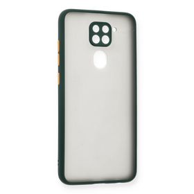 Newface Xiaomi Redmi Note 9 Montreal Silikon Kapak Yeşil Cep Telefonu Kılıfı