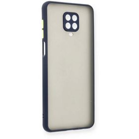 Newface Xiaomi Redmi Note 9 Pro Montreal Silikon Kapak Lacivert Kılıf