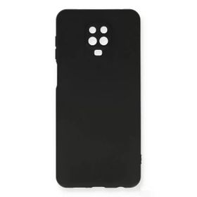 Newface Xiaomi Redmi Note 9 Pro Nano İçi Kadife Silikon Siyah Kılıf