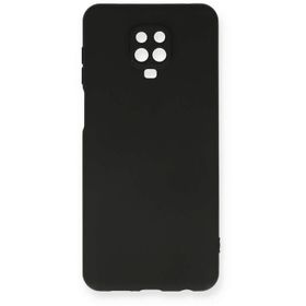 Newface Xiaomi Redmi Note 9 Pro Nano İçi Kadife Silikon Siyah Kılıf