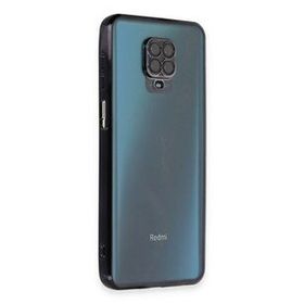 Newface Xiaomi Redmi Note 9 Pro Razer Lensli Silikon Siyah Cep Telefonu Kılıfı