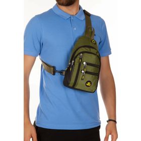 Newish Polo 2333 Unisex Kulaklık Usb Çıkışlı Çapraz Askılı Çanta Bel Omuz Göğüs Çantas