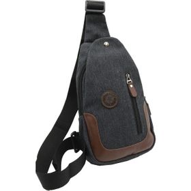 Newish Polo Body Bag Çapraz Siyah Sırt ve Göğüs Çantası