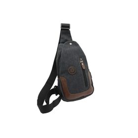 Newish Polo Body Bag Çapraz Siyah Sırt ve Göğüs Çantası