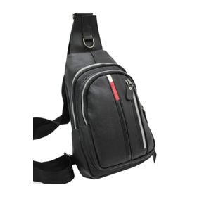 Newish Polo Body Bag Çapraz Siyah Sırt ve Göğüs Çantası