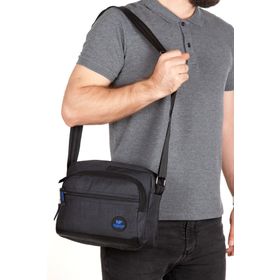 Newish Polo Siyah Erkek El Çantası