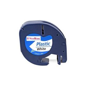 Newmark 91203 Dymo LTR 12x4 Kırmızı Plastik Şerit