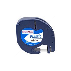 Newmark 91203 Dymo LTR 12x4 Kırmızı Plastik Şerit