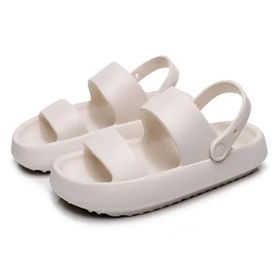 Newrong Flip Flop İki Aşınma Yumuşak Bej Kadın Sandalet