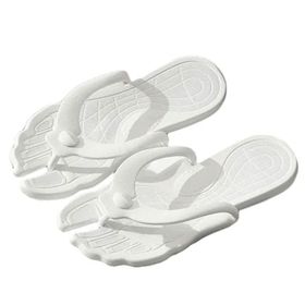 Newrong Flip Flops Taşınabilir Banyo Beyaz Kadın Terlik