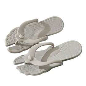 Newrong Flip Flops Taşınabilir Banyo Gri Kadın Terlik