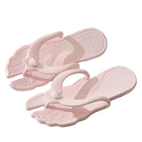 Newrong Flip Flops Taşınabilir Banyo Pembe Kadın Terlik