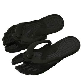 Newrong Flip Flops Taşınabilir Banyo Siyah Kadın Terlik