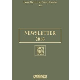 Newsletter 2016 - H. Ercüment Erdem