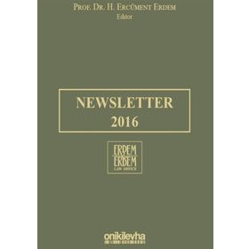 Newsletter 2016 - H. Ercüment Erdem