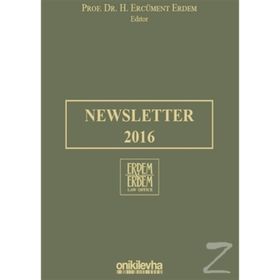 Newsletter 2016 - H. Ercüment Erdem