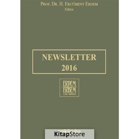 Newsletter 2016 - H. Ercüment Erdem