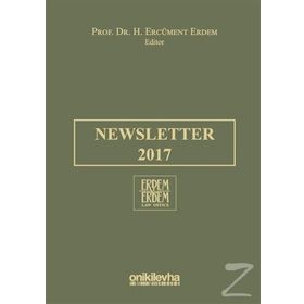 Newsletter 2017 - H. Ercüment Erdem