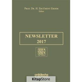Newsletter 2017 - H. Ercüment Erdem