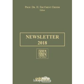 Newsletter 2018 - H. Ercüment Erdem