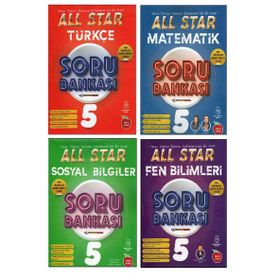 Newton 4 Kitap 5. Sınıf Matematik+fen+türkçe+sosyal All Star Soru Bankası