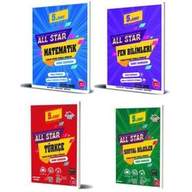 Newton 4 Kitap 5. Sınıf Matematik+fen+türkçe+sosyal All Star Soru Bankası