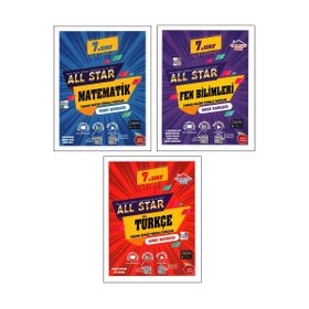 Newton 7. Sınıf Matematik+Fen+Türkçe All Star 3 Kitap Soru Bankası