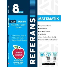 Newton 8. Sınıf 1. Dönem Tekrarı Referans Matematik Fasikül Soru Bankası