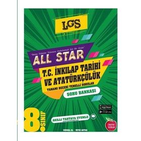 Newton 8. Sınıf All Star T.C. İnkılap Tarihi ve Atatürkçülük Soru Bankası