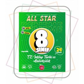 Newton Yayınları - 2022-2023 8. Sınıf LGS All Star İnkılap Tarihi 24 Deneme