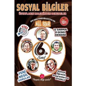 Newton Yayınları 5. Sınıf Sosyal Bilgiler All Star 16 Denemeler