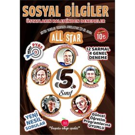 Newton Yayınları 5. Sınıf Sosyal Bilgiler All Star 16 Denemeler