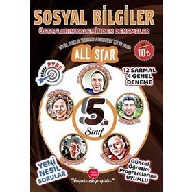 Newton Yayınları 5. Sınıf Sosyal Bilgiler All Star 16 Denemeler