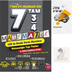 Newton Yayınları 7'den 8'e Geçenler Matematik Hazırlık Kitabı+Zihin Deneme