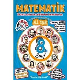 Newton Yayınları 8. Sınıf LGS All Star Matematik Denemeleri