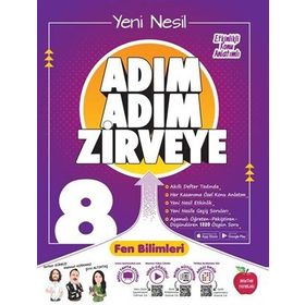 Newton Yayınları 8. Sınıf LGS Fen Bilimleri Adım Adım Zirveye
