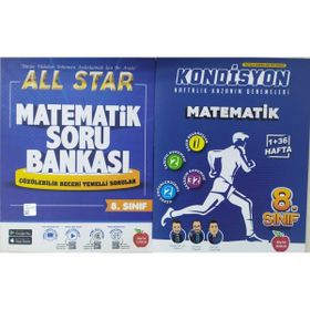 Newton Yayınları - 8. Sınıf Matematik All Star Soru Bankası + Kondisyon Denemeleri