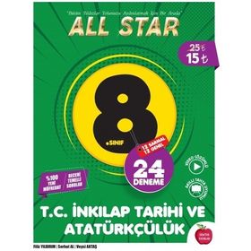 Newton Yayınları 8. Sınıf T.C. İnkılap Tarihi Ve Atatürkçülük All Star Deneme