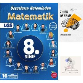 Newton Yayınları 8.Sınıf Üstatların Kaleminden 16 Deneme Matematik+Zihin Deneme