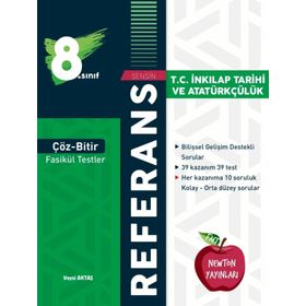 Newton Yayınları LGS 8. Sınıf Çöz Bitir Referans İnkılap Tarihi Fasikül Testler