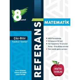 Newton Yayinlari LGS 8.Sinif Referans Coz Bitir Fasikul Testler Matematik