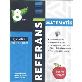 Newton Yayinlari LGS 8.Sinif Referans Coz Bitir Fasikul Testler Matematik