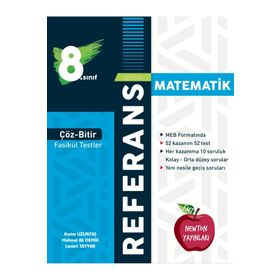 Newton Yayinlari LGS 8.Sinif Referans Coz Bitir Fasikul Testler Matematik
