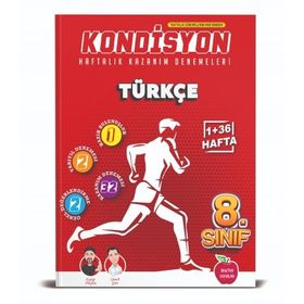 Newton Yayınları LGS 8. Sınıf Türkçe Kondisyon Haftalık Kazanım Denemeleri