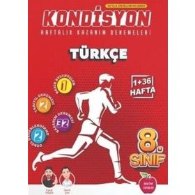 Newton Yayınları LGS 8. Sınıf Türkçe Kondisyon Haftalık Kazanım Denemeleri