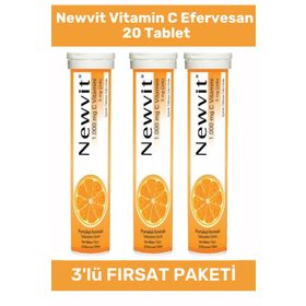 Newvit C Vitamini 1000 mg 20 Efervesan Tablet