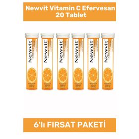 Newvit C Vitamini 1000 mg 6x20 Efervesan Tablet